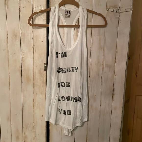 Haute Hippie “I'm Crazy For Loving You" Racerback - Picture 3 of 7